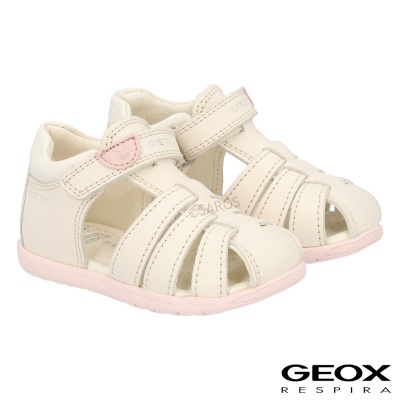 Sandália Geox B Sandal Macchia Gir B254WB Branco