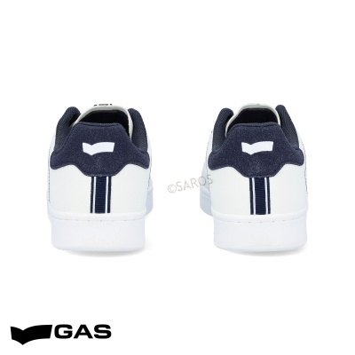 Sapatilha Gas Sammy Ltx Gam424115 Branco E Azul