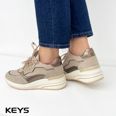 Sapatilha Keys K-11220 Multi-bege