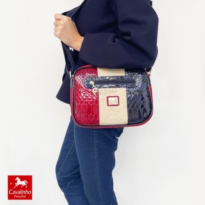 Mala De Tiracolo Cavalinho Honor 18190190 Multi-vermelho