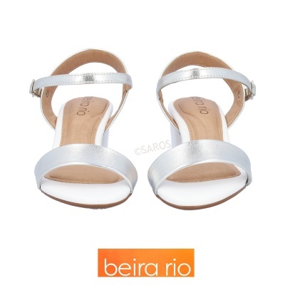 Sandália Beira Rio 8246.1176 Prata