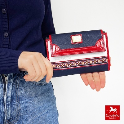 Carteira Cavalinho Twist 26130202 Multi-azul