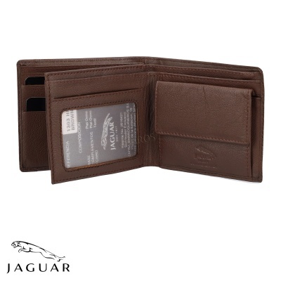 Carteira Jaguar Hesperia 1303 Castanho