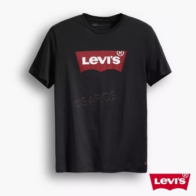 Tshirt Levis Graphic Set In Neck 17783 Preto