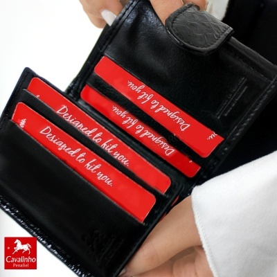 Carteira Cavalinho Honor 28190530 Preto