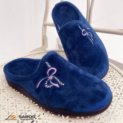 Chinelo De Quarto Puchitos 26-196 Azul