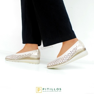 Sapato Pitillos 10371 Ouro
