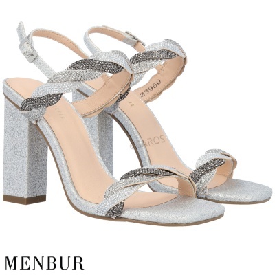 Sandália Menbur 23950 Prata