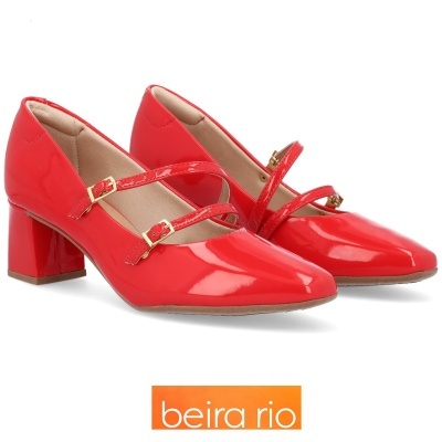 Sapato Beira Rio 4314.105 Vermelho