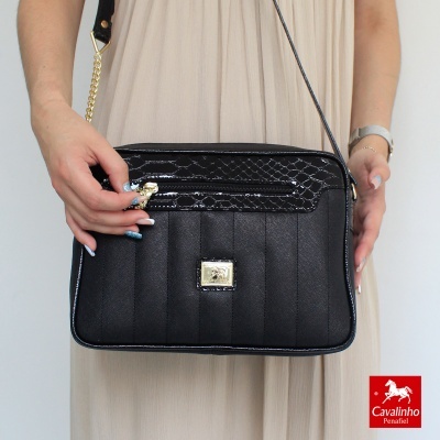 Mala De Tiracolo Cavalinho Grace 18250251 Preto