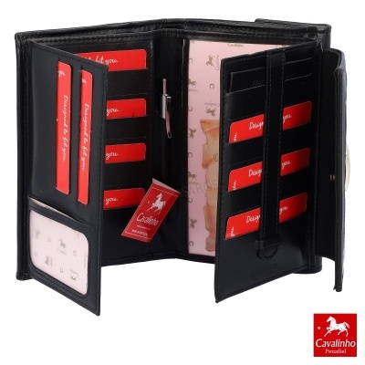 Carteira Cavalinho Charming 28470205 Preto