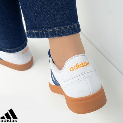 Sapatilha Adidas Grand Court Ji0969 Multi-branco