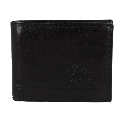 Carteira de Homem em pele Cavalinho 28610508 Preto