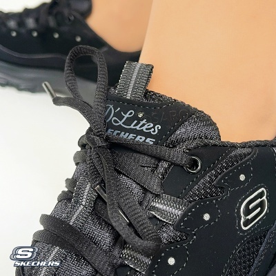 Sapatilha Skechers Dlites Biggest Fan 11930 Preto