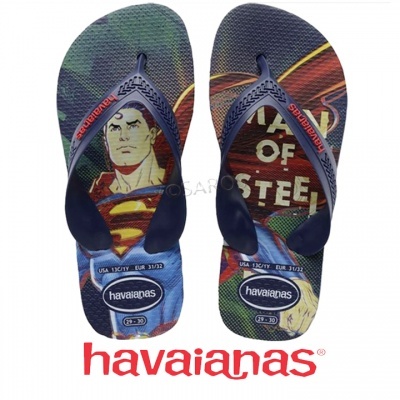 Chinelo Havaianas Max Herois Kids 4130302 Azul