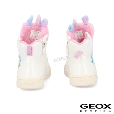 Botim Geox Skylin Unicornio J468wa Branco