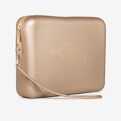 Carteira Havaianas Beach Necessaire Metallic 4140561 Ouro