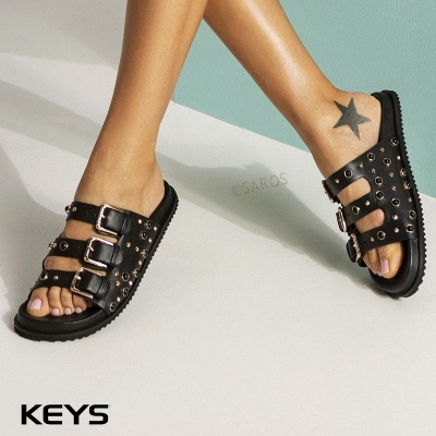 Chinelo Keys K-10931 Preto