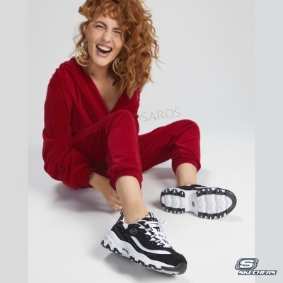 Sapatilha Skechers Dlites Biggest Fan 11930 Multi-preto