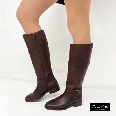 Bota Alpe Pele Conforto 5337 Castanho