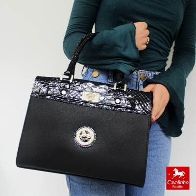 Bolsa Cavalinho Cherry Blossom 18810505 Preto