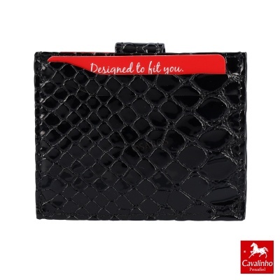 Porta-cartões Cavalinho Galope 28170576 Preto