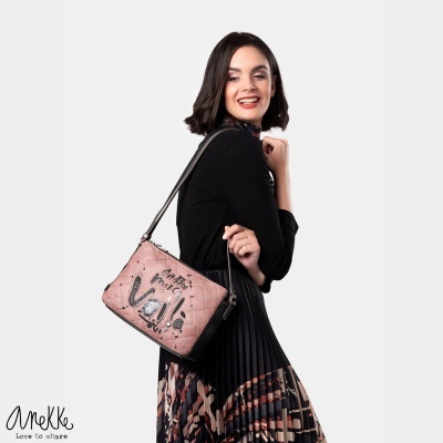 Mala De Tiracolo Anekke Parisian 41813-184 Multicolor