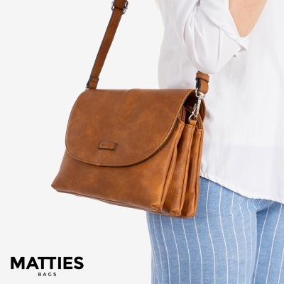Mala De Tiracolo Matties Classic 20191 Camel