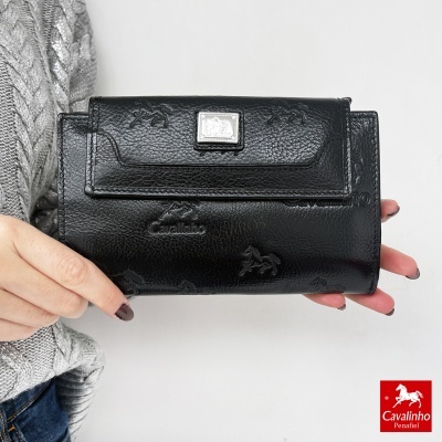 Carteira Cavalinho Cavalo Lusitano 28090222 Preto