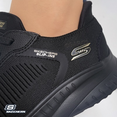 Sapatilha Skechers Bobs Squad Chaos 117497 Preto