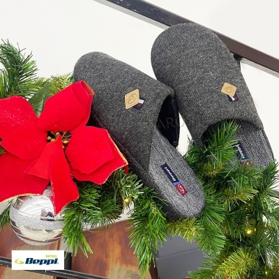 Chinelo De Quarto Beppi 2217021 Cinza