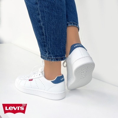 Sapatilha Levis Avenue Vave0235s Branco E Azul