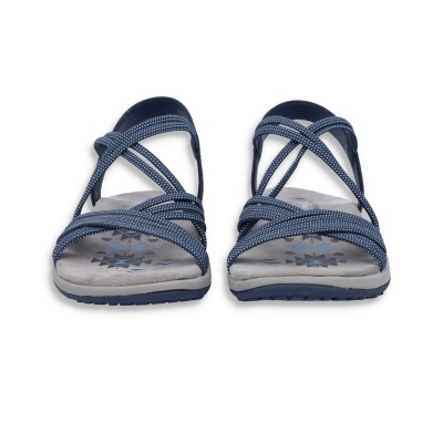 Sandalia Skechers Reggae Slim - Turn It Up 163117 Azul