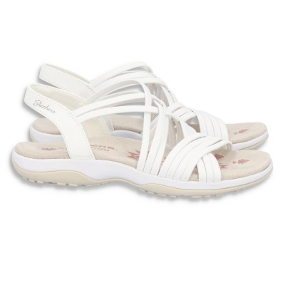 Sandalia Skechers Reggae Slim 163185 Branco