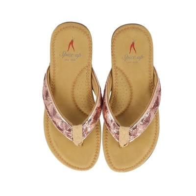 Chinelo Spiceup Su.19.021 Rosa Dourado