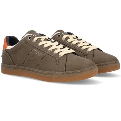 Sapatilha Beverly Hills Polo Club Gold Bhm525120 Multi-castanho