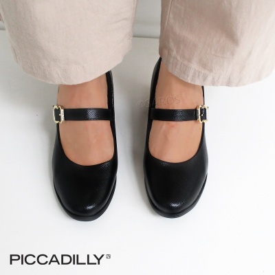 Sapato Piccadilly Mary Jane 654063 Preto