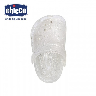 Sandália/croc Chicco Transparente