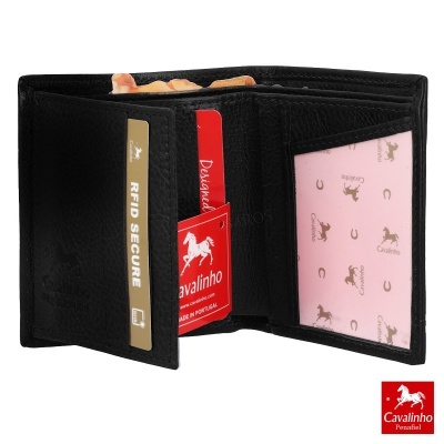 Carteira Cavalinho Gentleman 28610558 em Preto