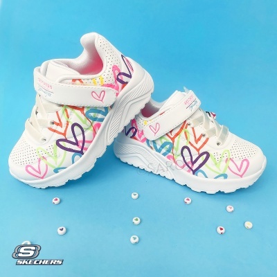 Sapatilha Skechers Girls Street 314078n Multi-branco