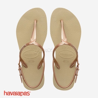 Chinelo Havaianas 4144756 Ouro