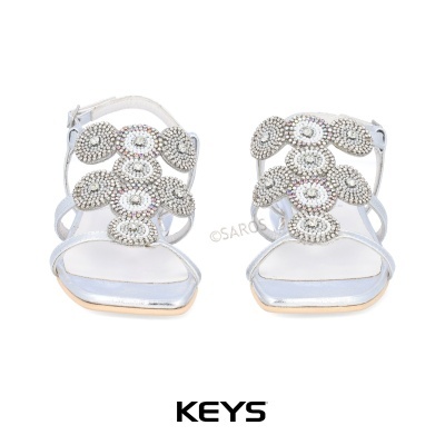 Sandalia Keys 9480 Prata