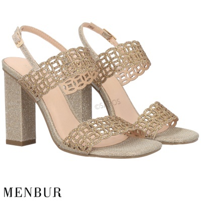 Sandália Menbur 23652 Ouro