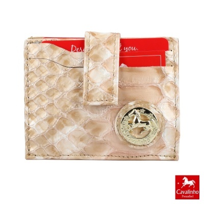 Porta-cartões Cavalinho Galope 28170576 Bege