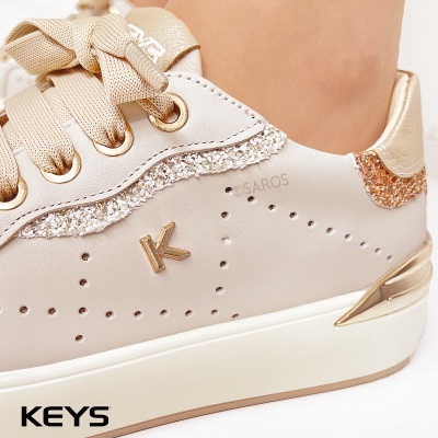Sapatilha Keys K-10542 Multi-bege