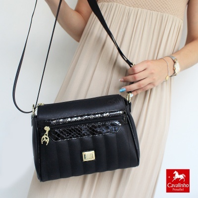 Mala De Tiracolo Cavalinho Grace 18250373 Preto