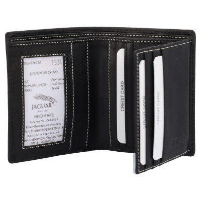 Carteira Jaguar Crazy Horse 1934 Preto