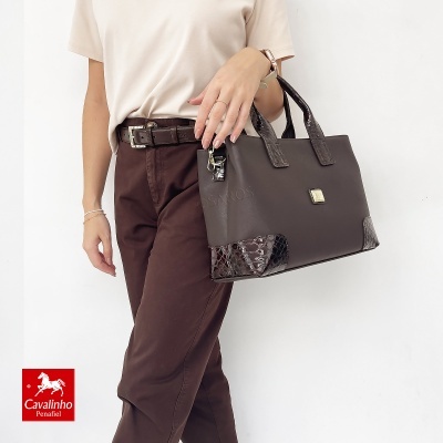 Mala De Tiracolo Cavalinho Cherry Blossom 18810601 Castanho