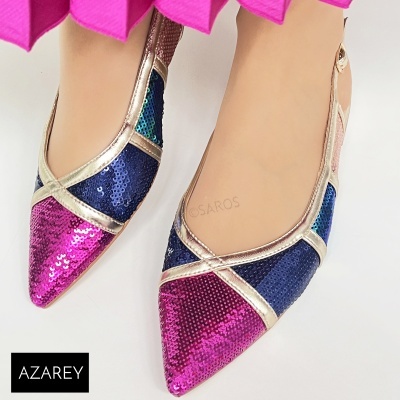 Sapato Azarey 562h253 Multi-rosa