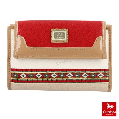 Carteira Cavalinho Twist 26130221 Multi-vermelho